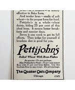 1916 Quaker Oats Pettijohn&#39;s Cereal Advertisement Bran Flakes DWMYC2 - $27.32 CAD