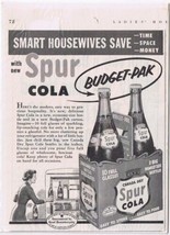 Vintage Print Ad Canada Dry Spur Cola 5&quot; x 6 3/4 - $3.63