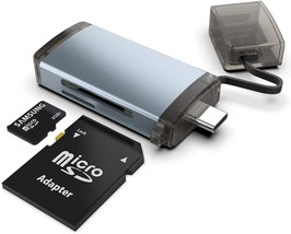 USB C to SD Card Reader Micro SD Memory Card Reader C to SD Card Reader ... - £13.54 GBP