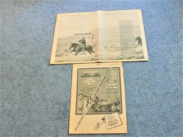 The Enemy Below &amp; Gene Autry ( 2) Pages Movie Ads from Variety 1957 Newspaper. - £18.02 GBP