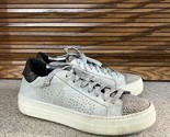 P448 Thea Platform Gray Leopard Print Sneakers Size 6.5 | 37 - €40,70 EUR