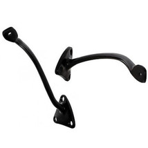 55-59 Chevy Truck LH RH Exterior Side View Door Mirror Black Mounting Bracket Pr - $43.86