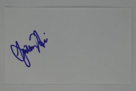 Anthony Hill Signed 3x5 Index Card Autographed Actor Grey&#39;s Anatomy - $24.74