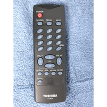 Toshiba CT-814 Remote Control - Genuine OEM - Tested - Works! Fast Ship! - $6.44