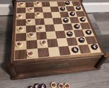 The History Channel Club Life Member Game Set Civil War Checkers Chess B... - $105.46