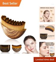 Ergonomic Facial Lymphatic Drainage Brush - Reduces Puffiness &amp; Tension - $17.77