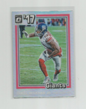 Odell Beckham Jr (Giants) 2017 Donruss Optic Throwback Silver Prizm Insert #13 - £5.44 GBP