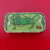 Vintage Potpourri Press Miniature Grasshopper Ladybug Bug Slide Mint Tri... - $29.00