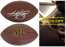 Adrian Peterson Signed Football Proof COA Autographed Minnesota Vikings ... - $197.99