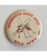 Minnesota State Bird MPLS. APWU 1-1/2&quot; Pinback  - $9.53 CAD