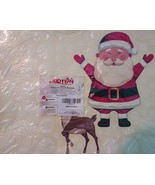 Kidtion Christmas Snowflakes Window Clings 12 Sheets Santa Rudolph Snowm... - $150.57 MXN