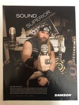 2013 Samson Microphones Zakk Wylde Print Ad Advertisement pa15 - $7.91