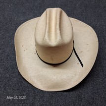 ** Bailey U-Rollit Western Straw Cowboy Hat Size 6 7/8 Made in USA - $35.23