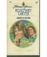 Carter, Rosemary - Adam&#39;s Bride - Harlequin Presents - # 263 - £1.77 GBP
