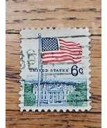 US Stamp White House Flag 6c Used 1338 - $18.23 MXN