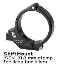 Wolf Tooth ShiftMount Drop Bar Clamp - I-Spec EV, 31.8mm - £48.76 GBP