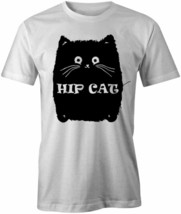 Hip Cat T Shirt Tee Short-Sleeved Cotton Animal Clothing S1WSA96 - £12.66 GBP+