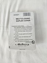 MULBERRY 30501 SELF CLOSING HORIZONTAL DUPLEX COVER, NEW, SEALED, USA! - $93.01 MXN