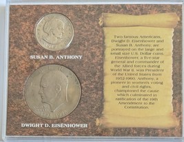 1979 Susan B Anthony, 1776-1976 Dwight D Eisenhower US Dollar Coins Set - £10.23 GBP