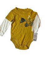 Layered Look Front Loader Bodysuit Carters 9 Month New - $6.90