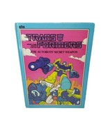 VINTAGE 1985 HASBRO G1 TRANSFORMERS KIDS BOOK AUTOBOTS SECRET WEAPON HAR... - $19.00