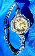 Tiffany co Diamond Platinum Deco Cocktail Watch Unique Vintage Hand made... - $438,209.61 MXN