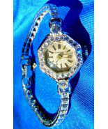Tiffany co Diamond Platinum Deco Cocktail Watch Unique Vintage Hand made... - $439,299.67 MXN