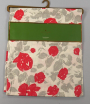 Kate Spade New York Gray/Red Garden Rose Table Runner 100% Cotton 15&quot; X 72&quot;  New - £31.96 GBP
