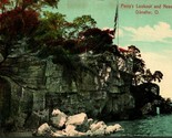 Perry&#39;s Lookout and Needle&#39;s Eye Gibraltar Ohio OH 1911 DB Postcard - £11.88 GBP