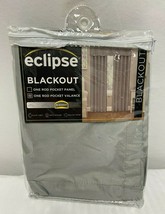 Eclipse Black Out Valance Rod Pocket Grey 42" by 18" - $11.75