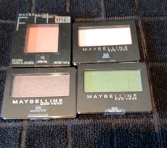 4 Pc Maybelline- Fit Me Blush #15 &amp; Eyeshadows 30S,80S,50S (MK32/5) - $29.70