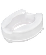 Drive Medical RTL12064 Raised Toilet Seat with Lock, Standard Seat, 4&quot; - £16.43 GBP