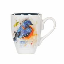 DEMDACO Dean Crouser Hummingbird Watercolor Red On White 16 Ounce Glossy... - £13.43 GBP+