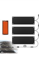 3 Pack Melting Mats Winter Heated Mats For Steps 10”x30”  110v New Open Box - $125.99