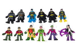 Batman Robin Batgirl Huntress Joker Riddler DC Comics Imaginext Figures Lot - $27.21