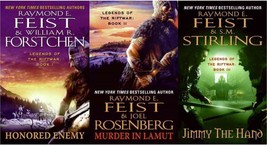 Ramond Feist &amp; Joel Rosenberg Legends Of The Riftwar Trilogy Paperback Books 1-3 - £17.11 GBP