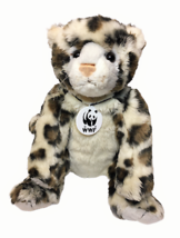Cheetah Plush Build a Bear Leopard Cat WWF World Wildlife Fund BABW 12&quot; ... - £15.73 GBP