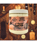 Whipped Body Butter | A Perfect Gentleman | 8 oz Jar | Vegan | Shea + Cocoa - £19.88 GBP