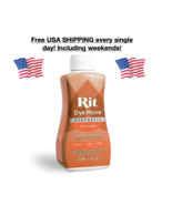 New Rit DyeMore Synthetic Fiber Dye Apricot Orange Polyester Nylon Acryl... - $319.69 MXN