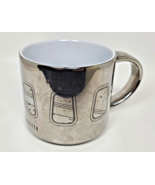 Gradatim Ferociter Mirror Coffee Mug Blue Origin Space Company Chrome Shiny - $24.99