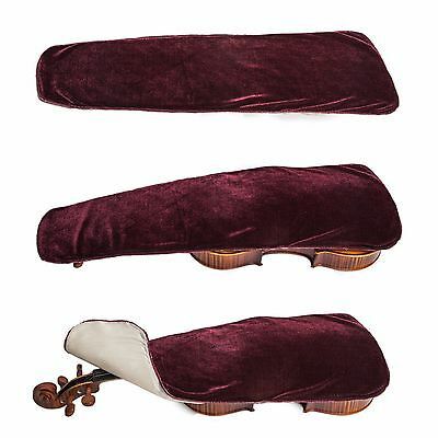 Acoustic Electric Violin Cover Cloth Blanket Burgundy Color For 4/4 Viol... - $5.99