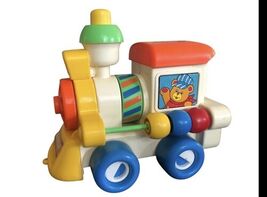 1986 VINTAGE CHILD GUIDANCE PLAYSKOOL BUSY CHOO-CHOO TRAIN KIDS TOY WORKS - $186.19 MXN