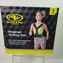 Athletic Works Weighted Walking Running Vest 4lb weight New Chest Exercise - £12.54 GBP