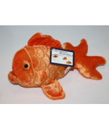 Aires Orange Plush Fantail Goldfish 8&quot; Soft Toy Stuffed Animal CPI Creat... - £12.16 GBP