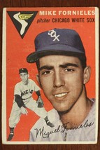Vintage 1954 Baseball Card Topps #154 Mike Fornieles Pitcher Chicago White Sox - $9.84