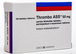 Thrombo ASS 50 mg, 100 tablets - $16.99