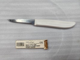 Pampered Chef Quickut Paring Utility Knife - White Handle - 6&quot; Overall Length - £11.21 GBP