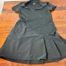 Oakley Women's Black Polo Dress XL Knee Length Short Sleeve - $26.74