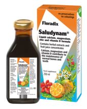 Liquid Calcium, Magnesium, Zinc and Vitamin D Formula 250ml Floradix Sal... - $16.31
