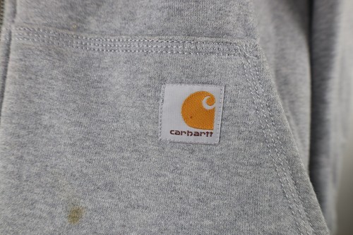 Vtg Y2K Carhartt Mens XL Heavy Deep Pile Fleece Lined Hoodie Sweatshirt Jacket Item image 4